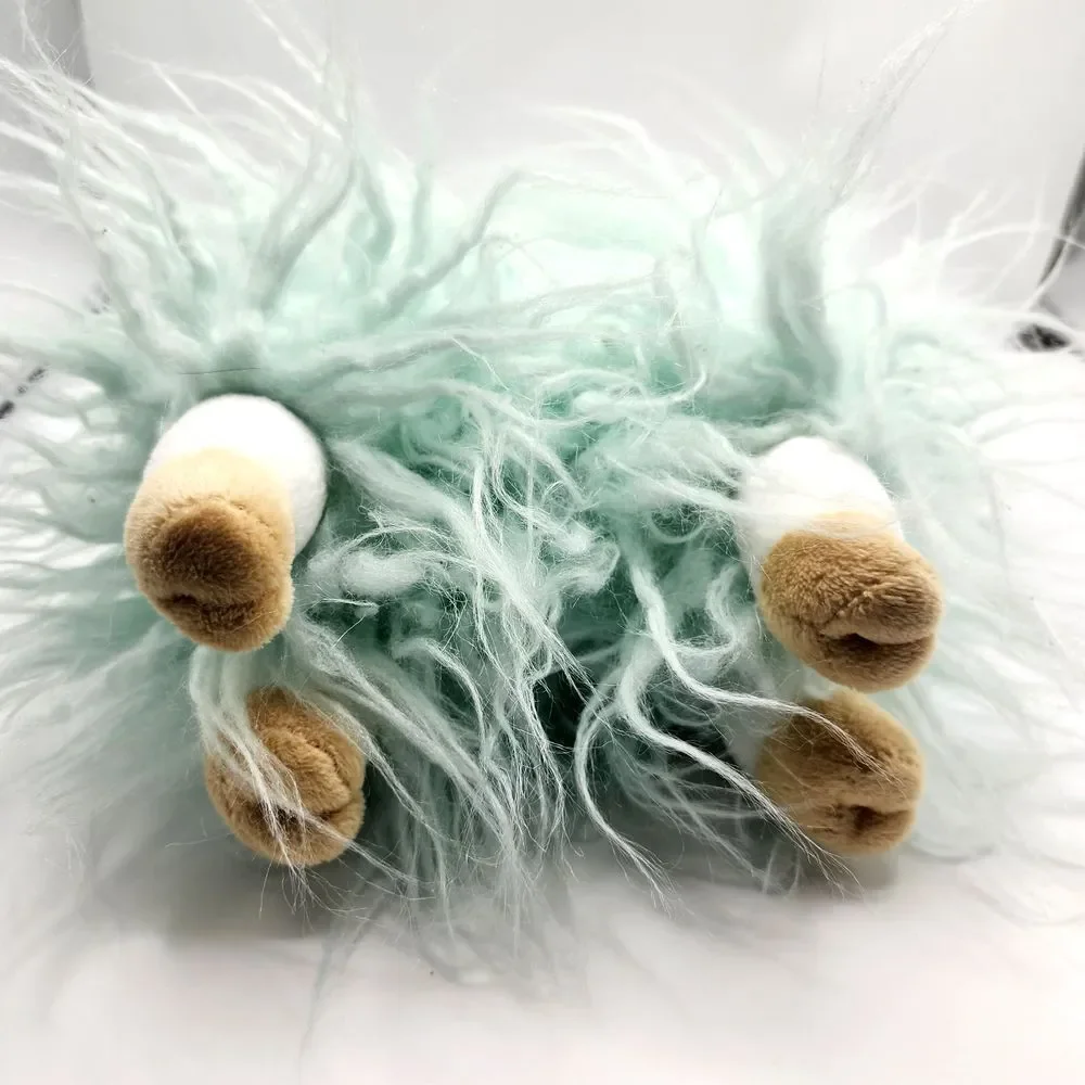Adorable Aqua Long Hair Llama Plush‎ Stuffed Animal 6 Inch